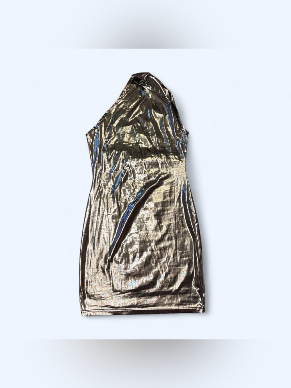 Silver Mini Bodycon Rave Dress! - Picture 5 of 6